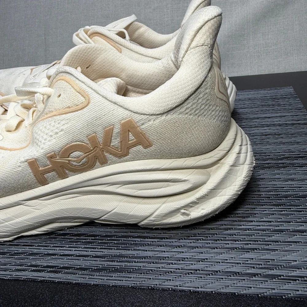 Hoka Clifton 9 Shoes - Women's 9.5 - Vanilla Birch Beige Running 1127896-VCH